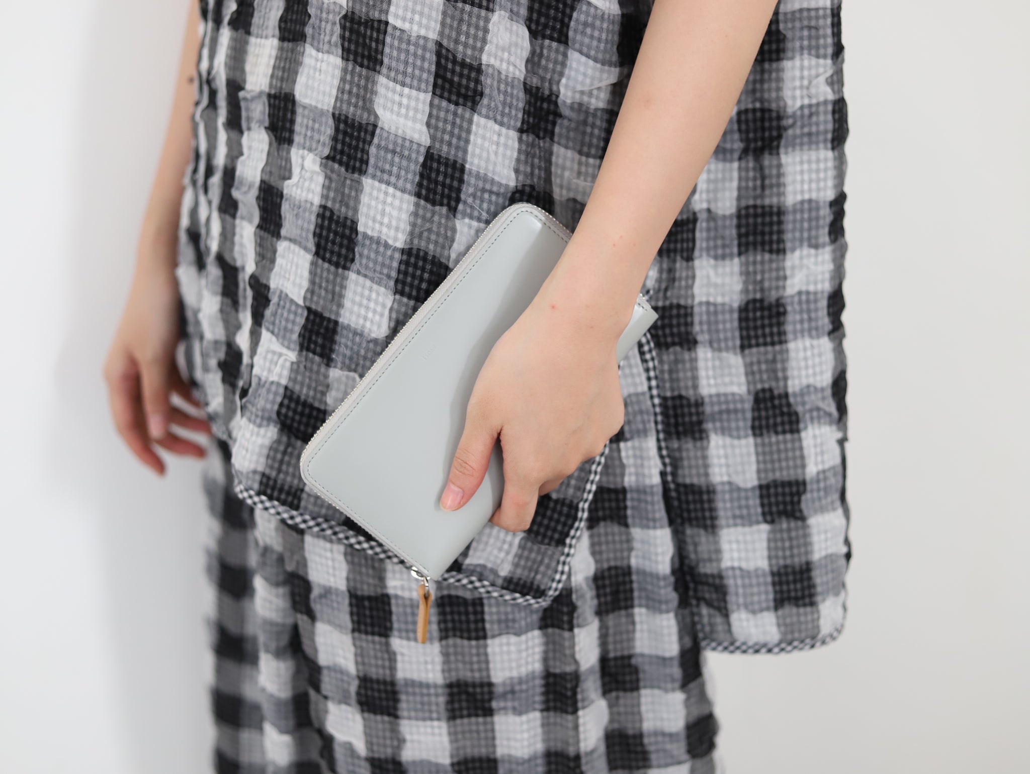 Pop Up Long Wallet - Gray - ACC-PU03