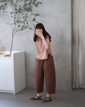Light Easy Pants - Rain Choco