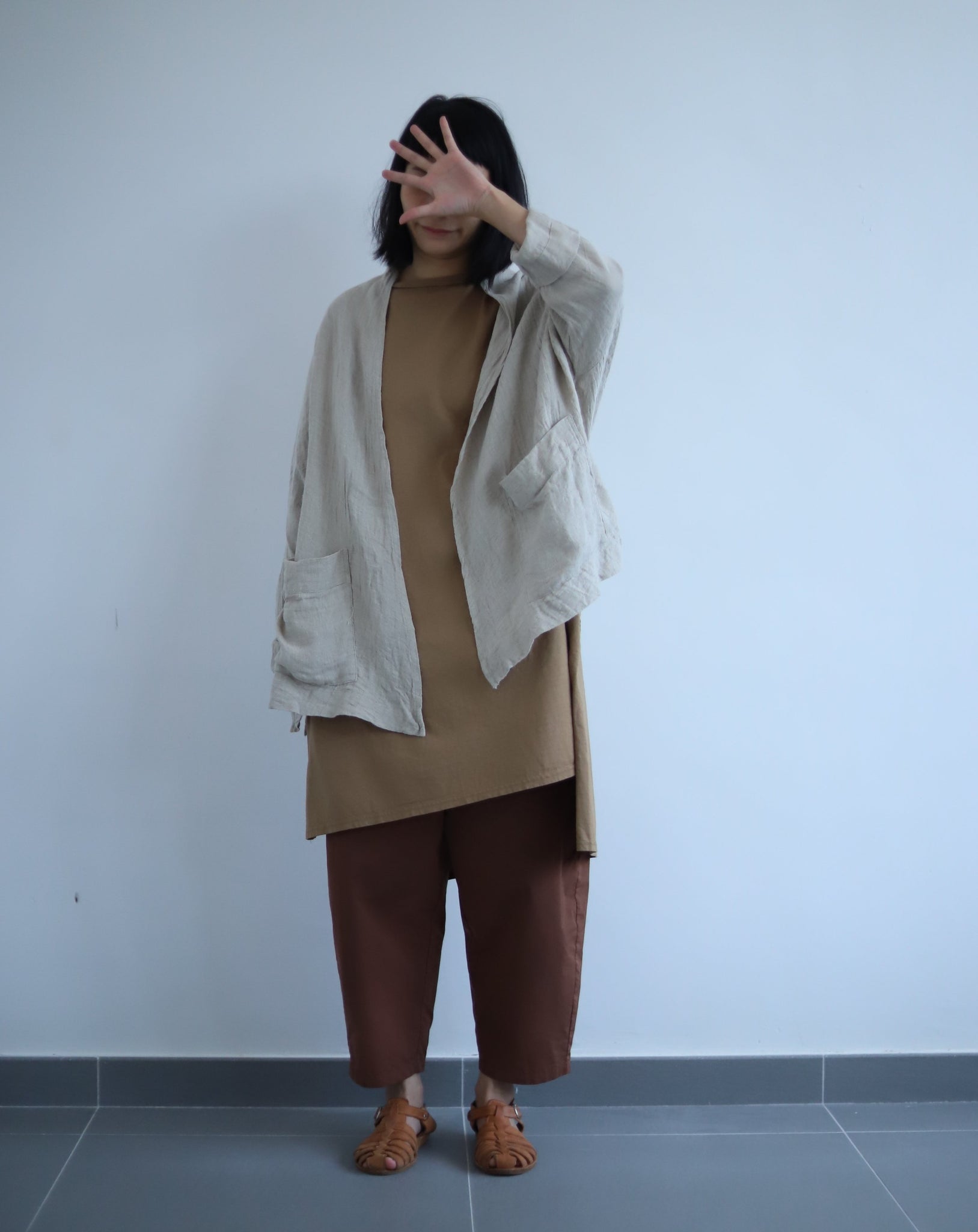Light Easy Pants - Rain Choco