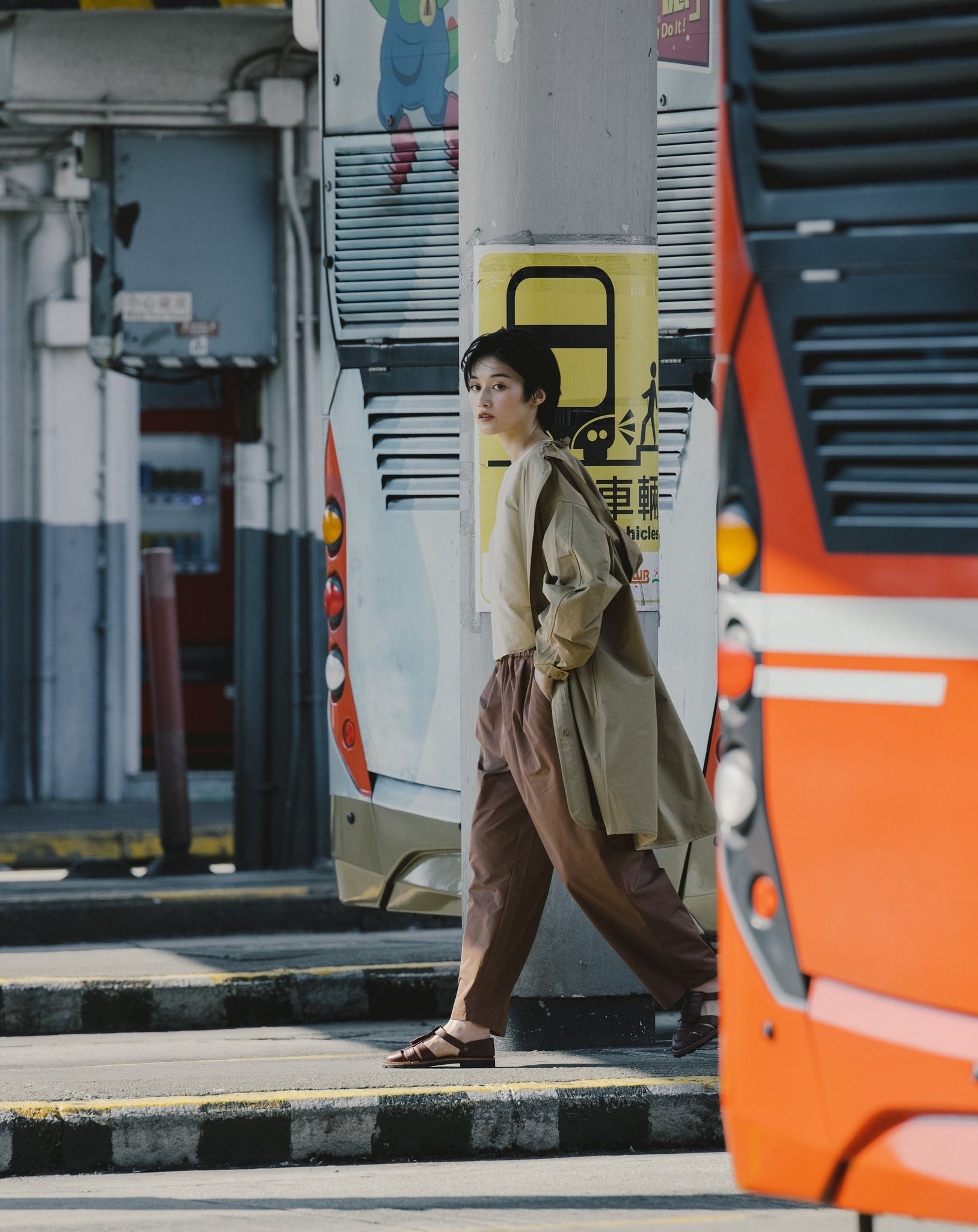 Light Easy Pants - Rain Choco