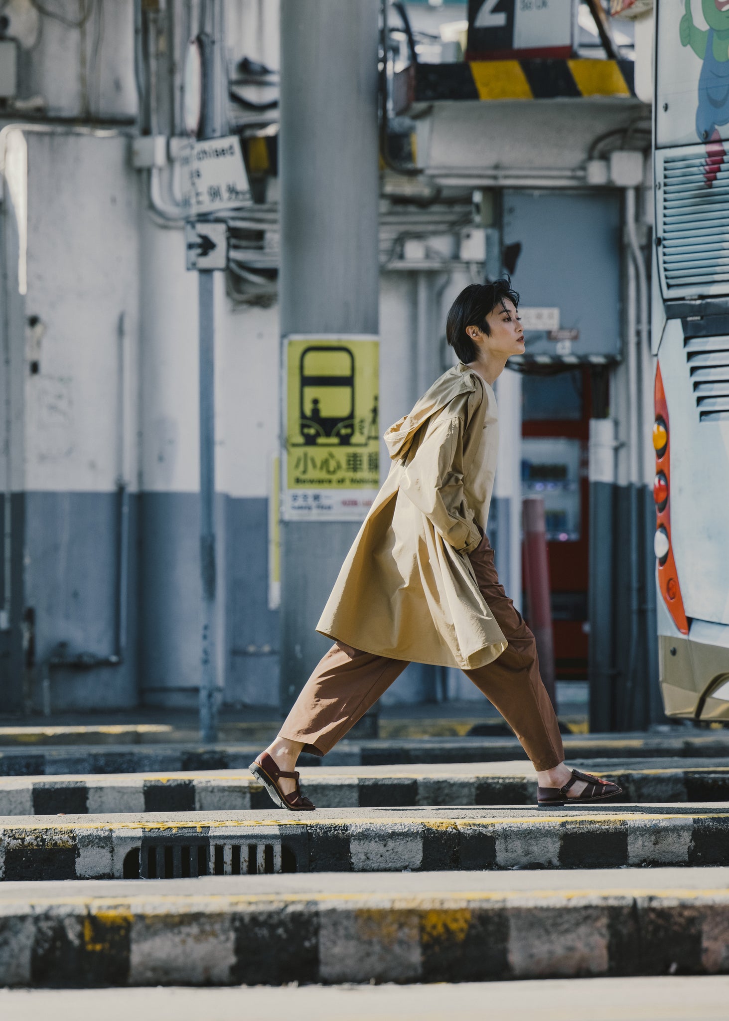 Light Easy Pants - Rain Choco