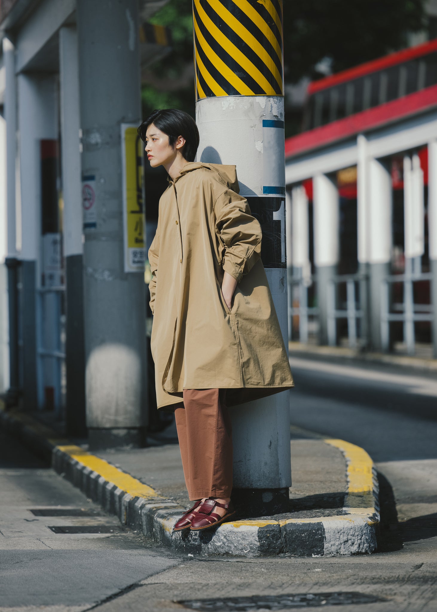 Light Easy Pants - Rain Choco
