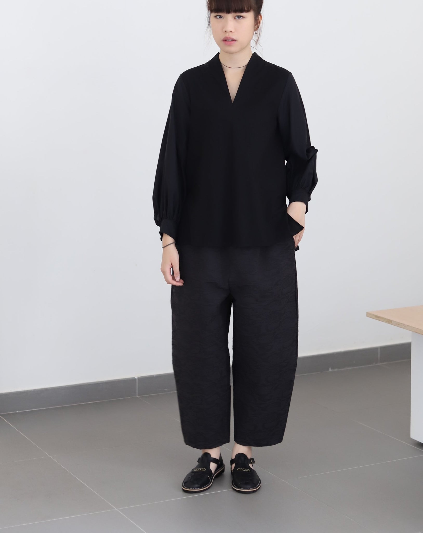 Light Flow Trousers - Black Sea