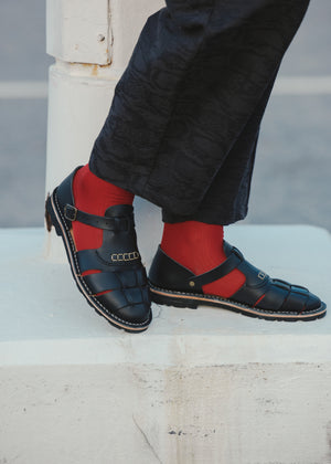 Light Flow Trousers - Black Sea