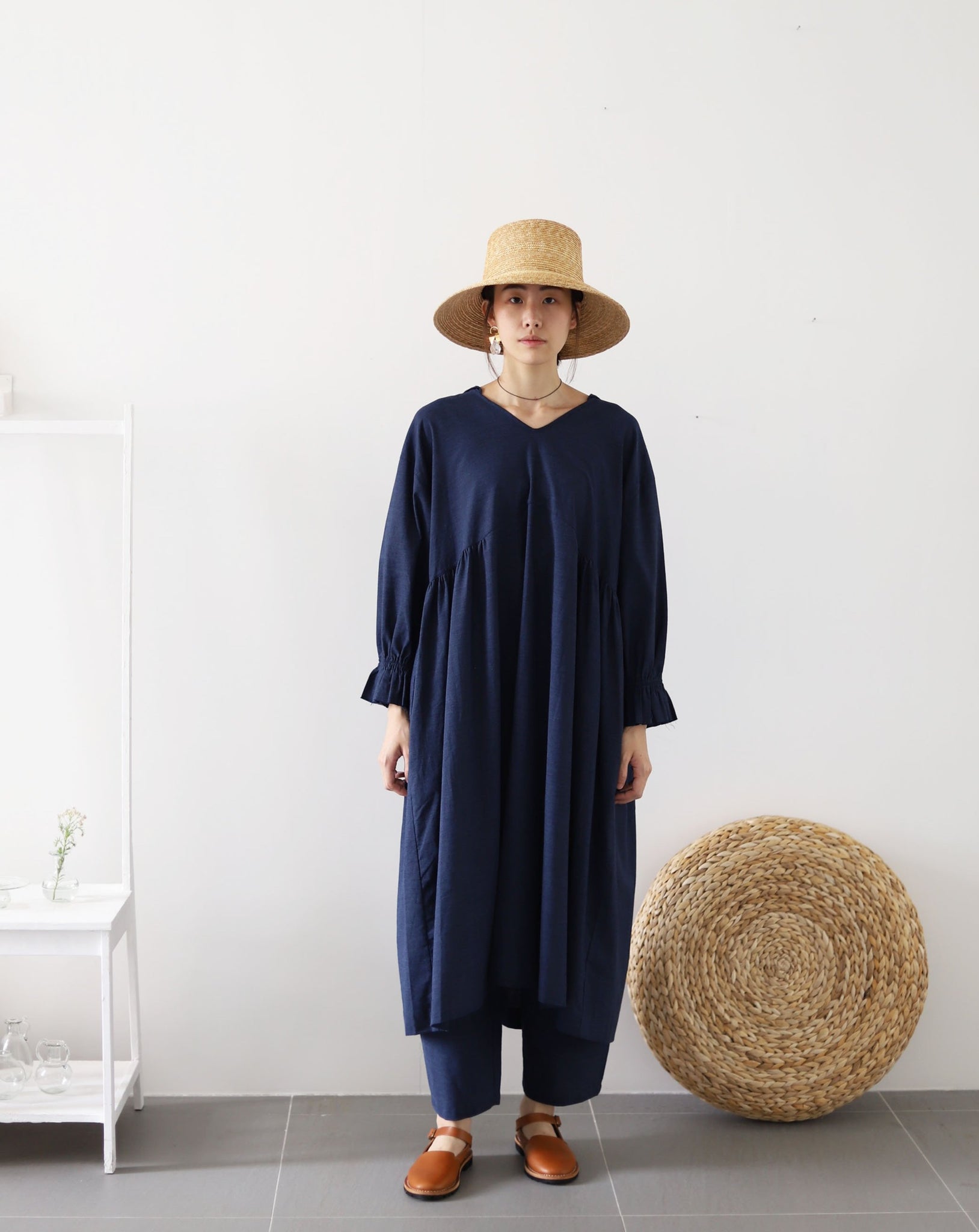 Light Forest Dress - Indigo