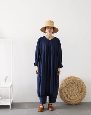 Light Forest Dress - Indigo