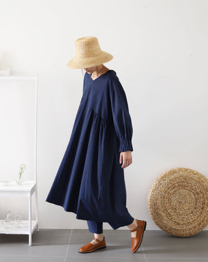 Light Forest Dress - Indigo