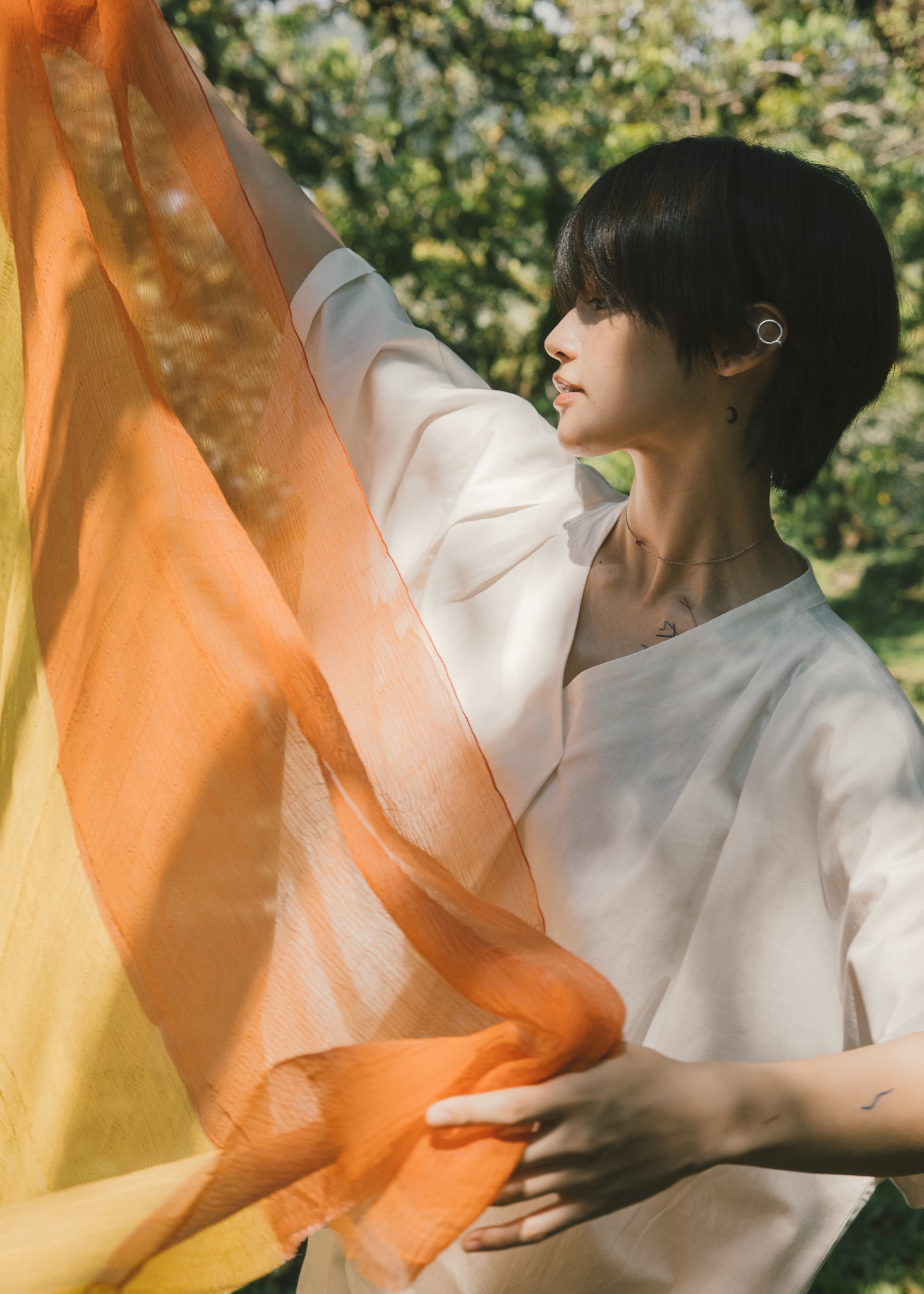 Light Komo Shirt - White Tea