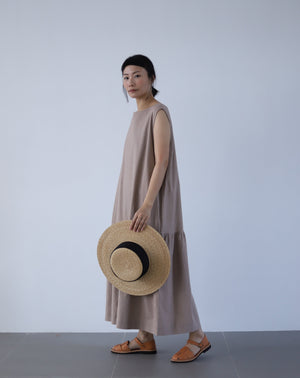 Light In Peace Dress - Brown