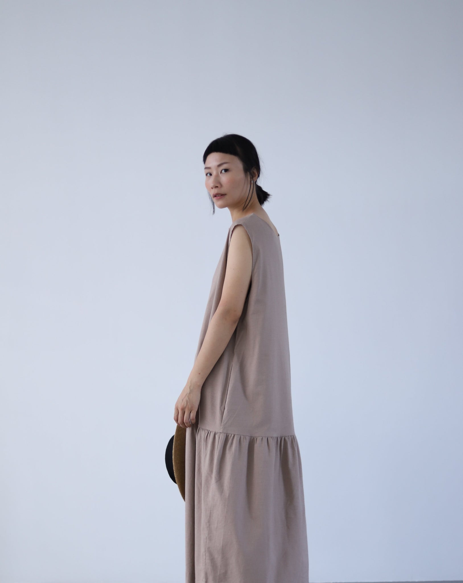 Light In Peace Dress - Brown