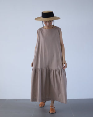Light In Peace Dress - Brown
