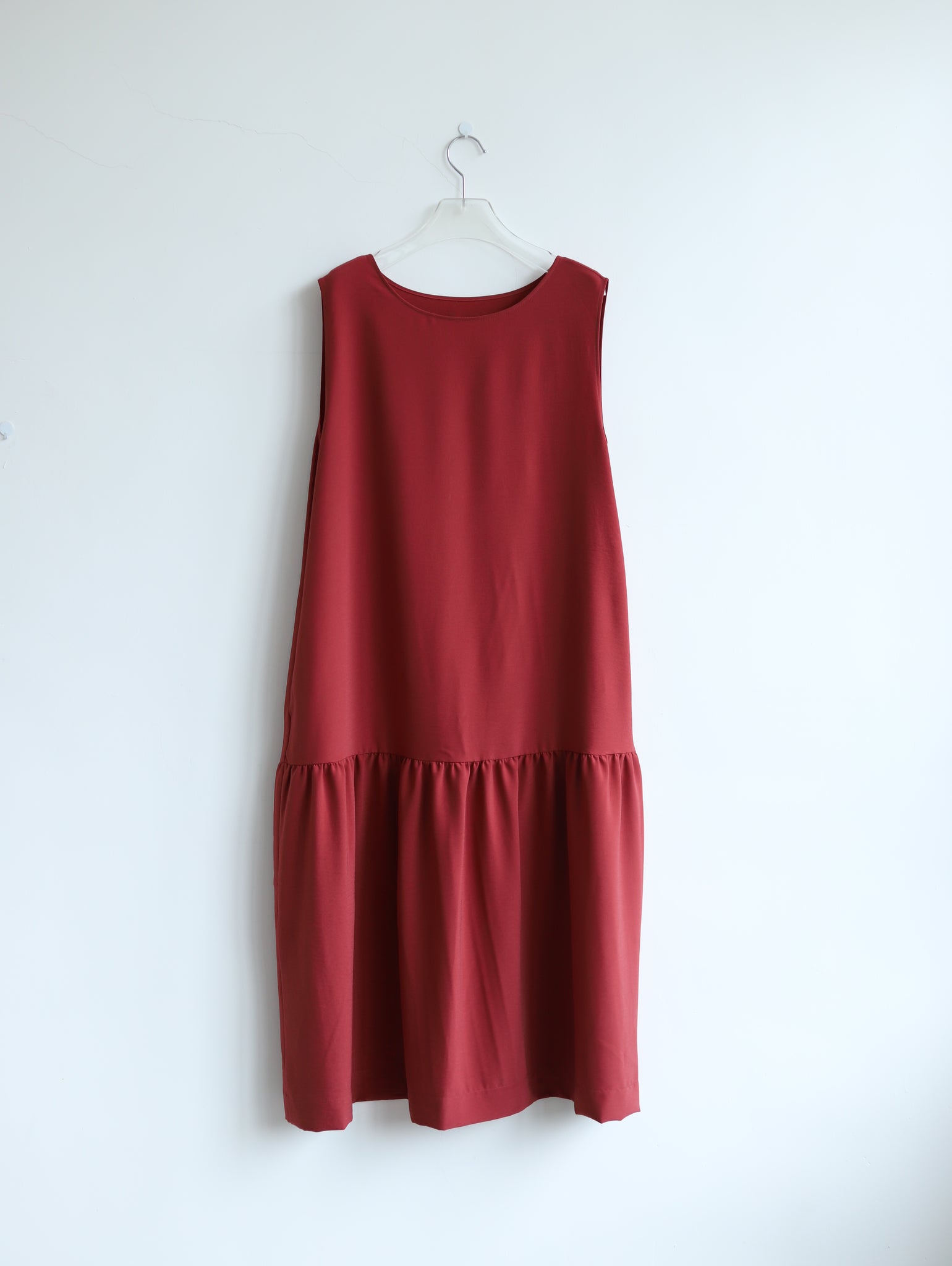 Light In Peace Dress - Burgundy
