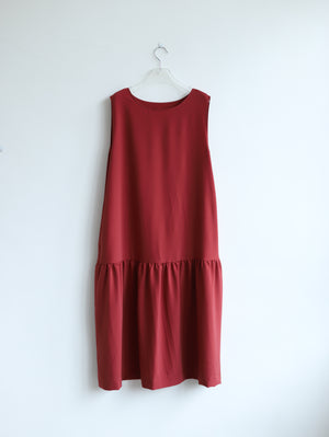 Light In Peace Dress - Burgundy