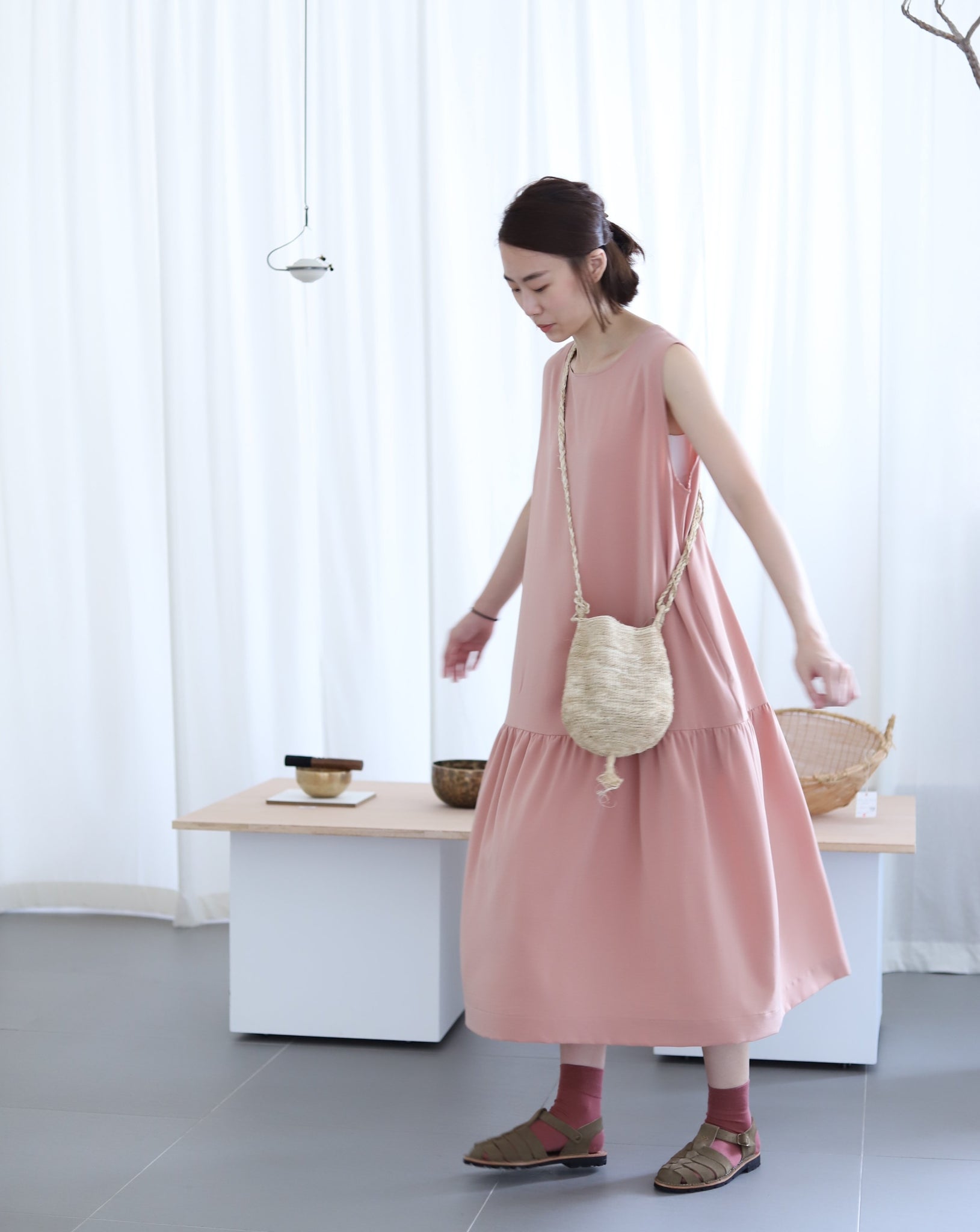 Light In Peace Dress - Light Pink