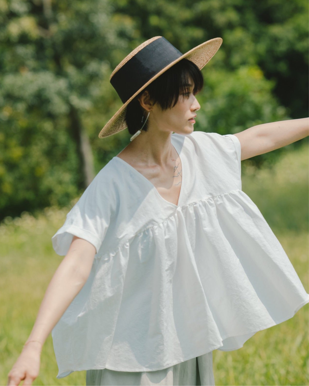 Light Petal Shirt - Off White