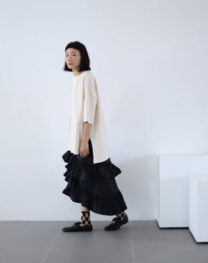 Light Play Skirt - Rain Black