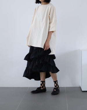 Light Play Skirt - Rain Black