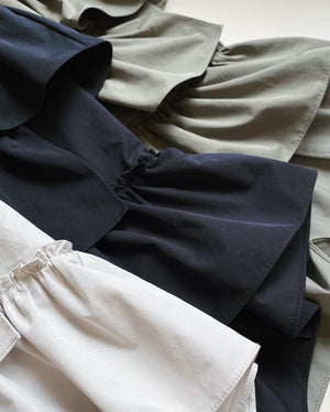Light Play Skirt - Rain Black