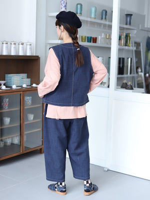 Light Pocket Pullover - Dusty Pink