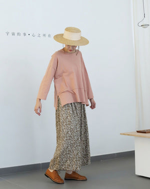 Light Pocket Pullover - Dusty Pink