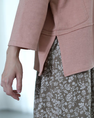 Light Pocket Pullover - Dusty Pink