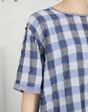 Light Relax Shirt - Gingham Blue