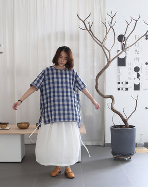 Light Relax Shirt - Gingham Blue