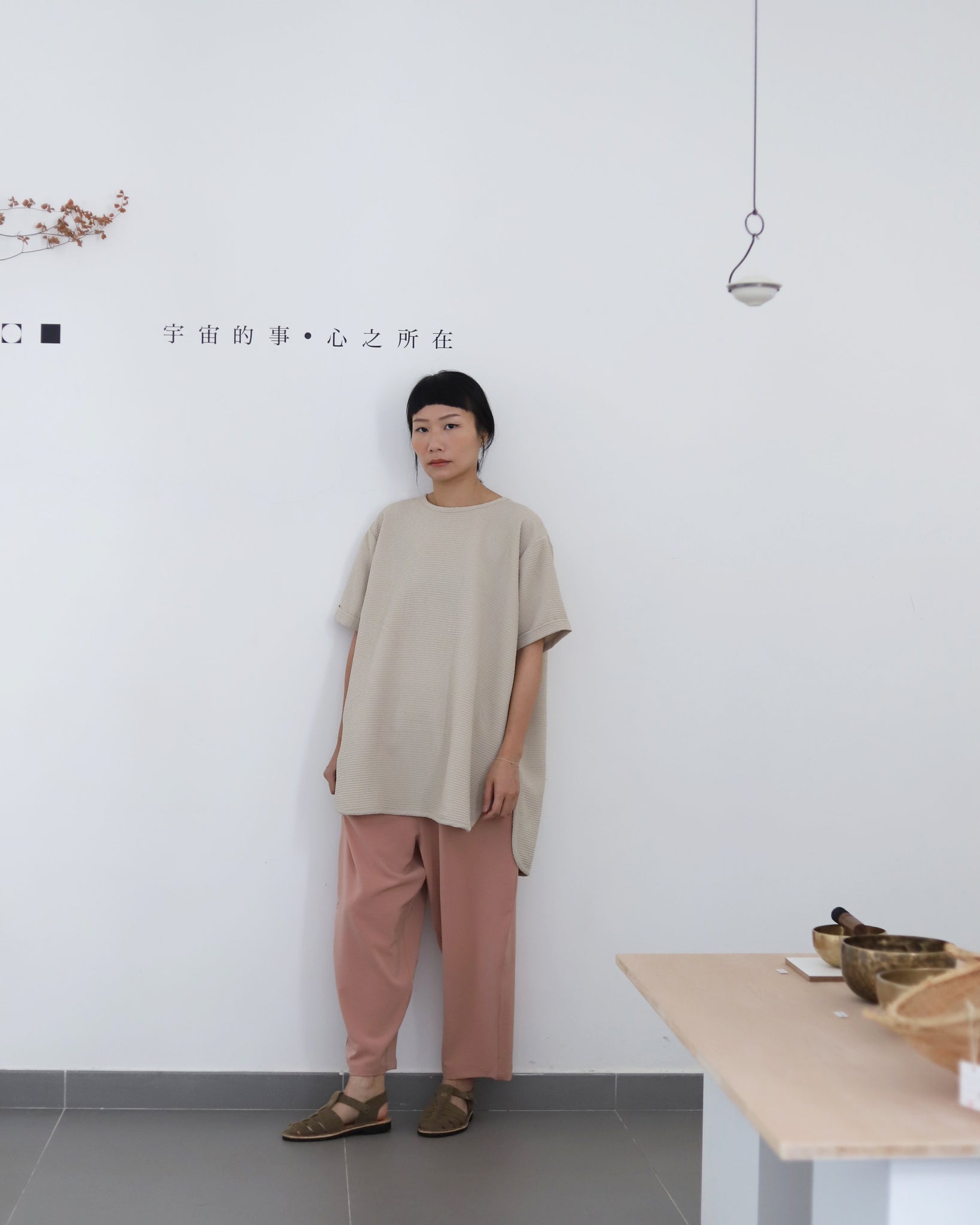 Light Ribbon Shirt - Twinkle Beige