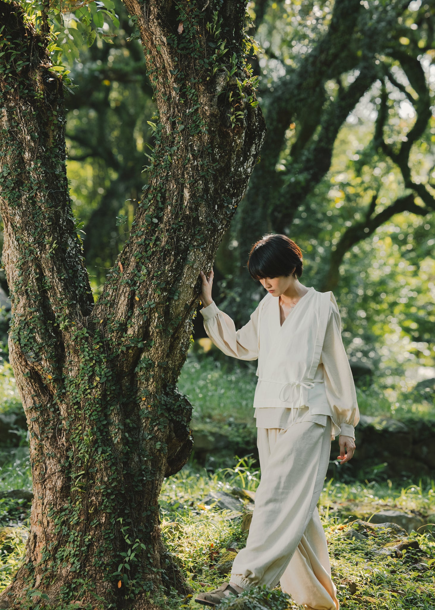Light Ritual Pants - Natural