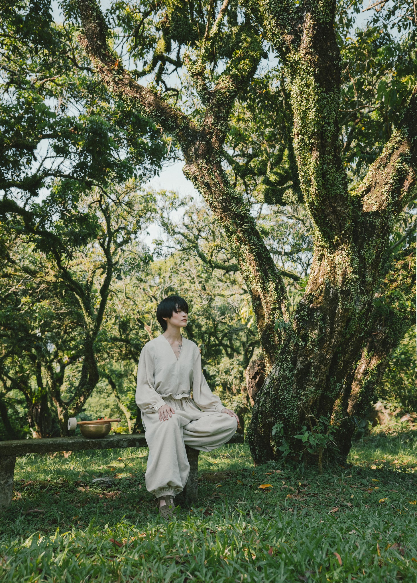 Light Ritual Pants - Natural