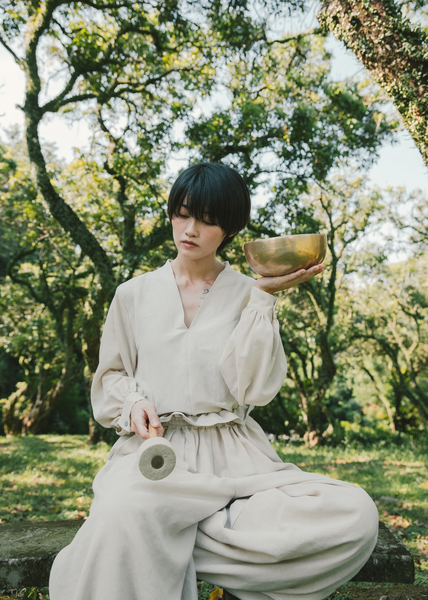 Light Ritual Pants - Natural