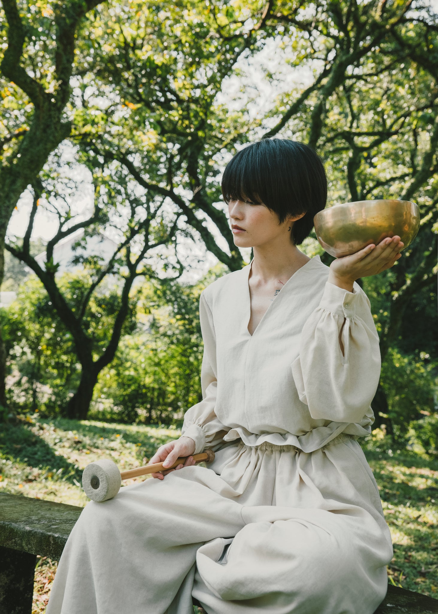 Light Ritual Pants - Natural