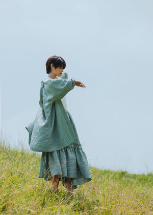 Light Ruffle Skirt - Lake