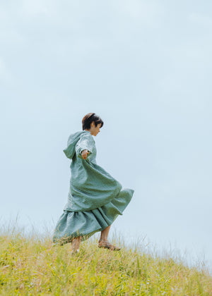 Light Ruffle Skirt - Lake