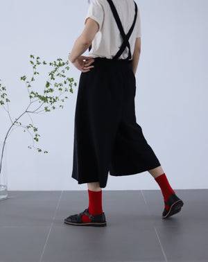 Light Suspender Pants - Black