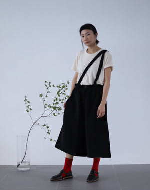 Light Suspender Pants - Black