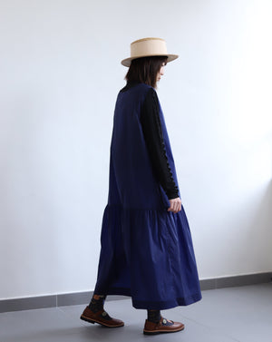 Light Wave Collar Top - Black