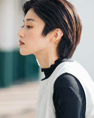 Clear Quartz Earrings - M-AP010