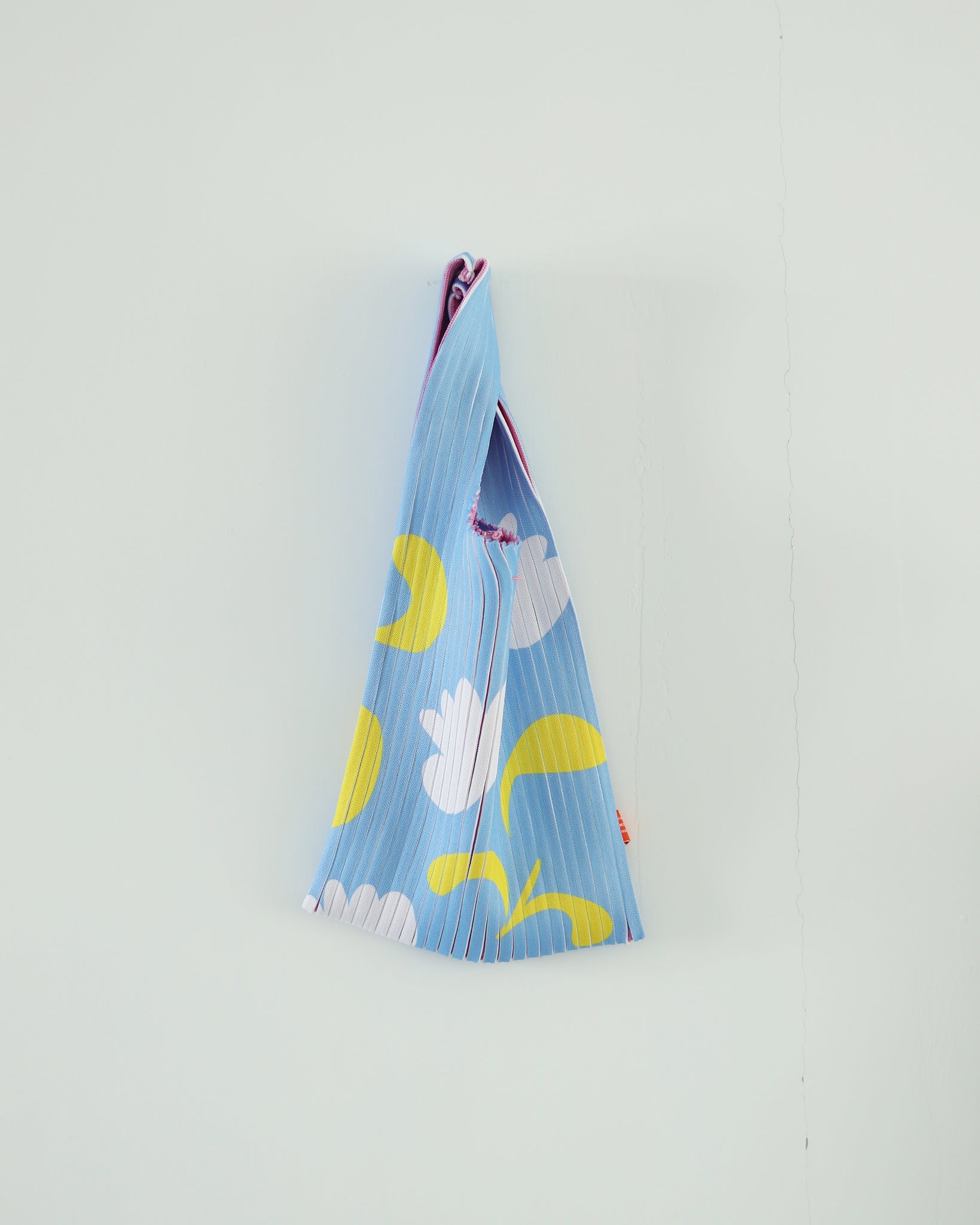 Knit Bag - Light Blue Tulip / Baby Pink - 21004