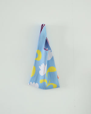 Knit Bag - Light Blue Tulip / Baby Pink - 21004