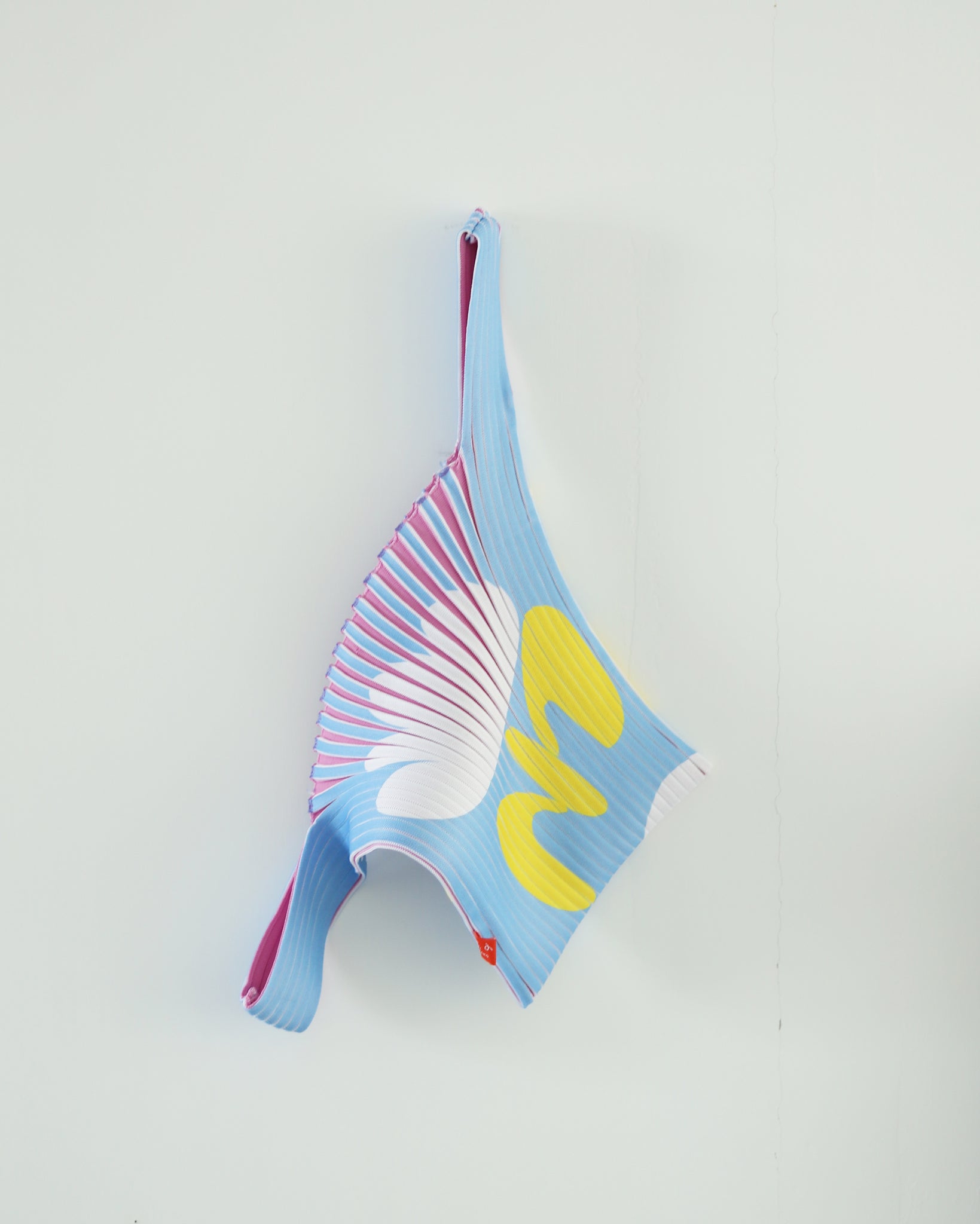 Knit Bag - Light Blue Tulip / Baby Pink - 21004