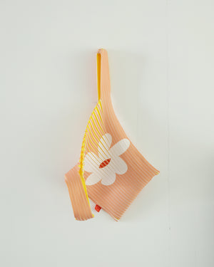 Knit Bag - Skin Floral / Bright Yellow - 21002