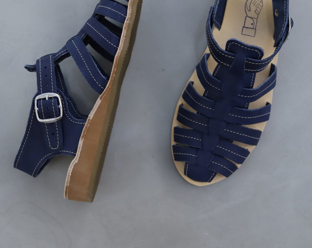 Shake Open Texas Sandals - Navy