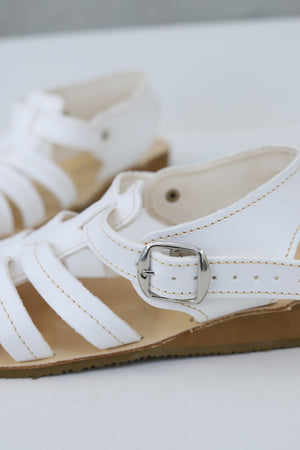Shake Open Texas Sandals- White