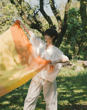 Gradients Silk Scarf - Souffle Col 1