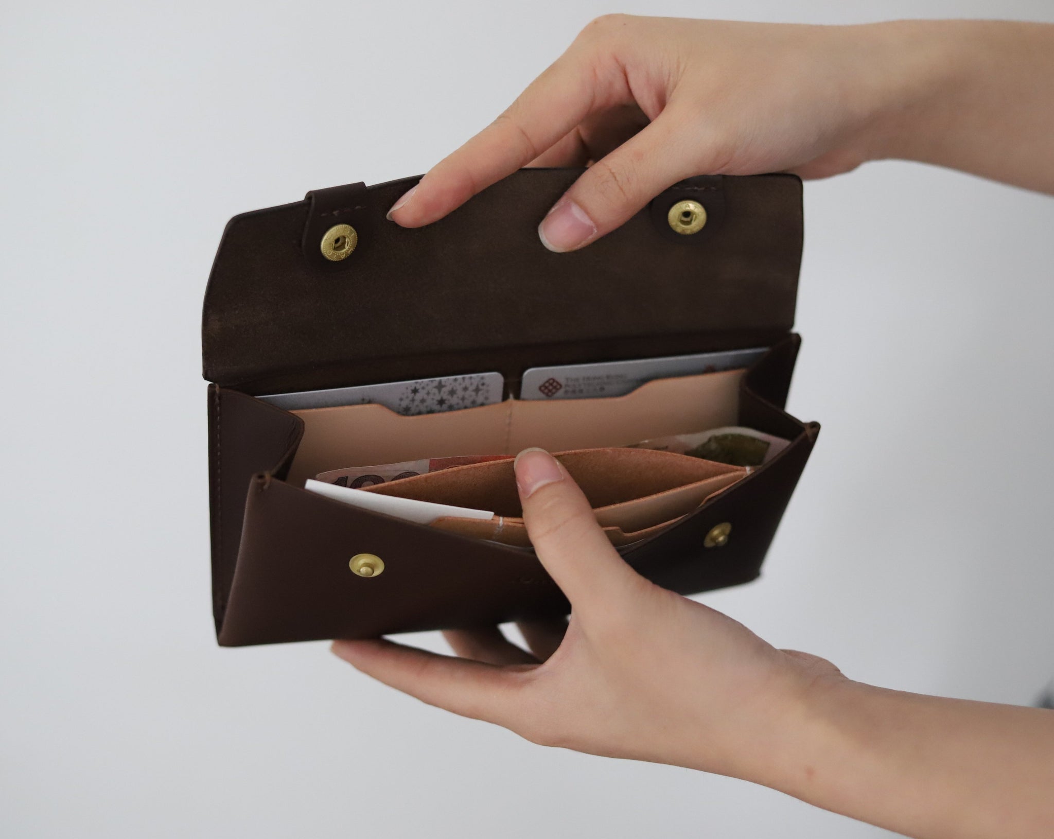 Long Wallet - Dark Brown - STW-01
