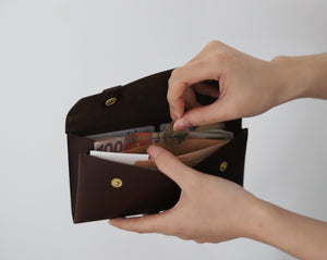Long Wallet - Dark Brown - STW-01