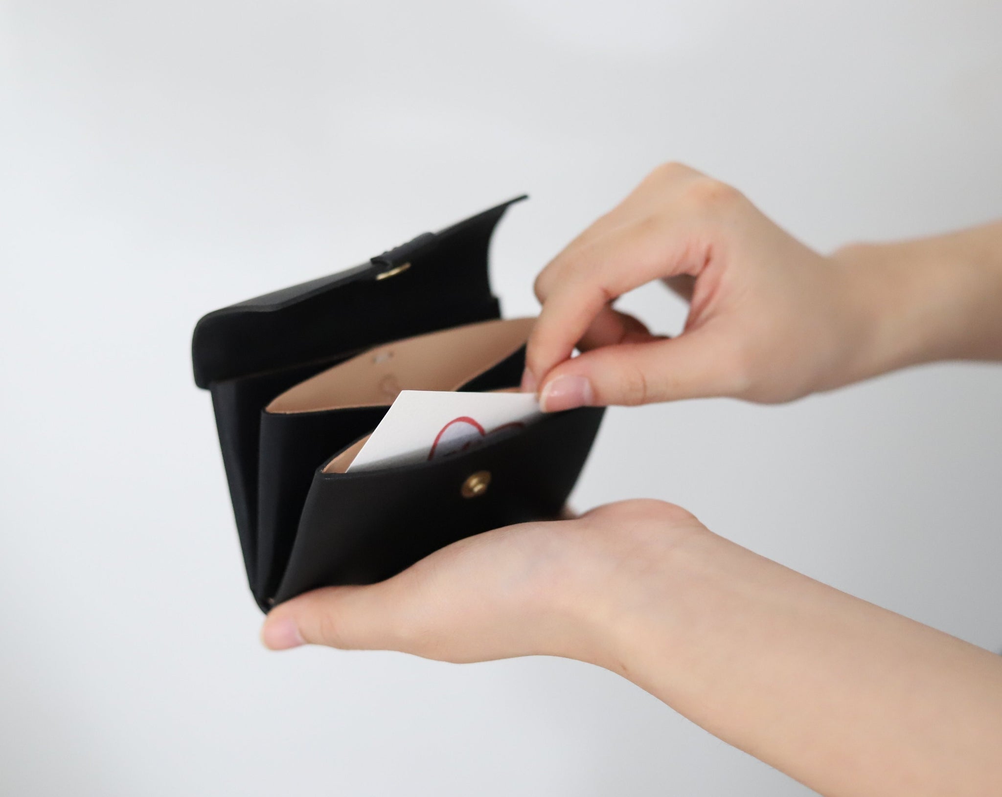 Compact Wallet - Black - STW-05