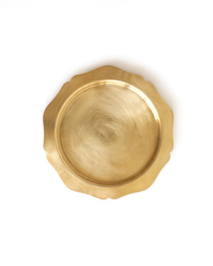 Brass Tray Flower Shaped
