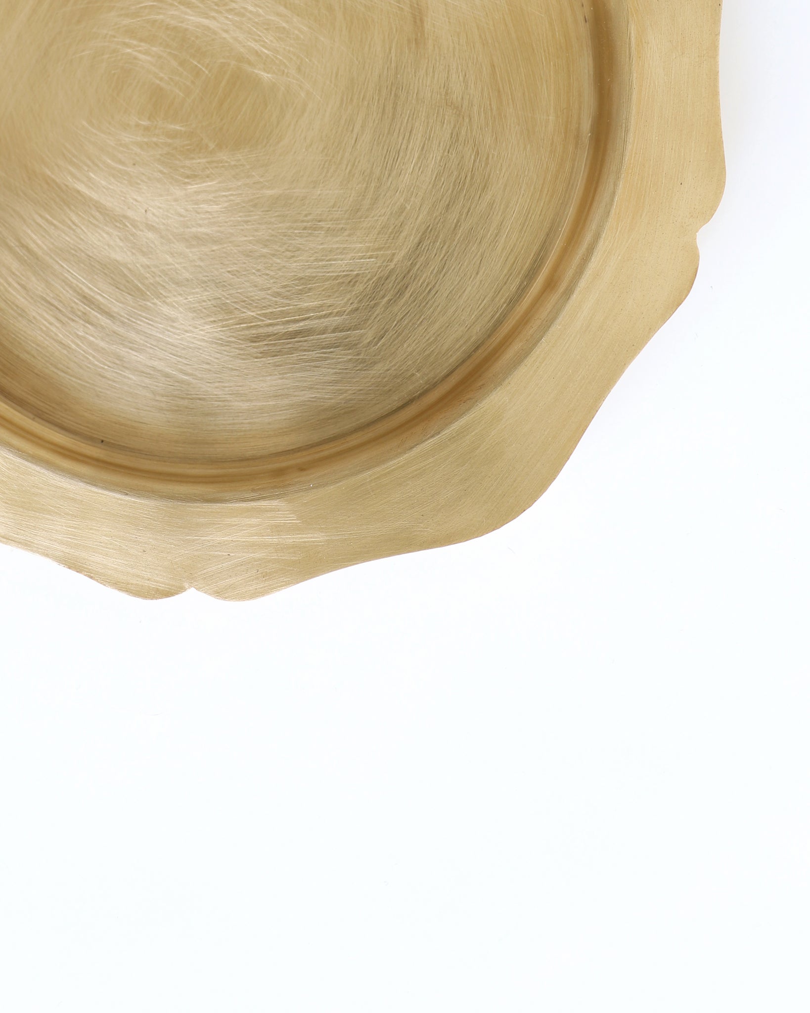 Brass Tray Flower Shaped